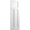 Ekena Millwork True Fit PVC San Antonio Mission Style Fixed Mount Shutters, White, 12W x 32H, PR TFP001ST12X032WH - alternate 3